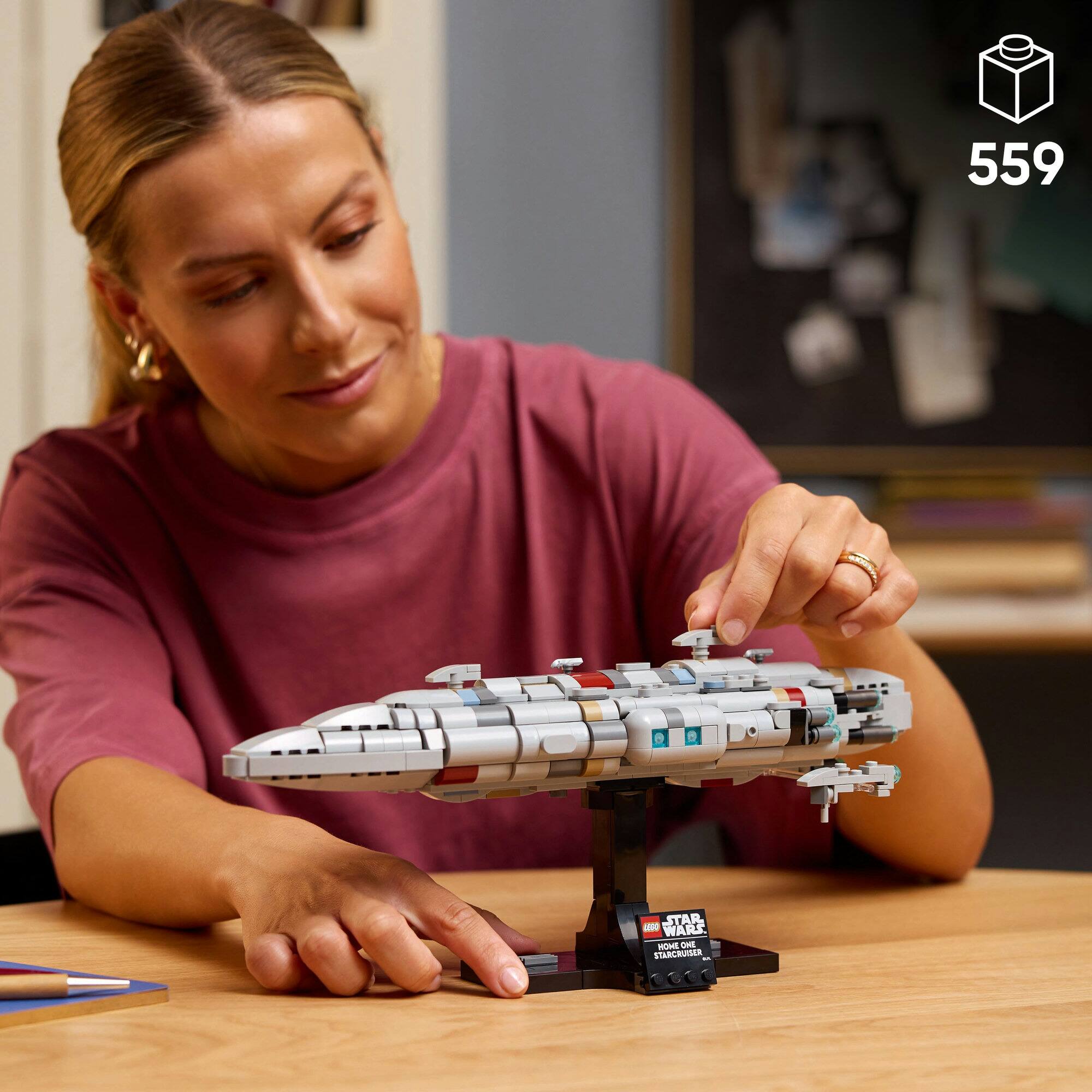 LEGO® Star Wars™ Home One Starcruiser, Buildable Starship Model Kit 75405